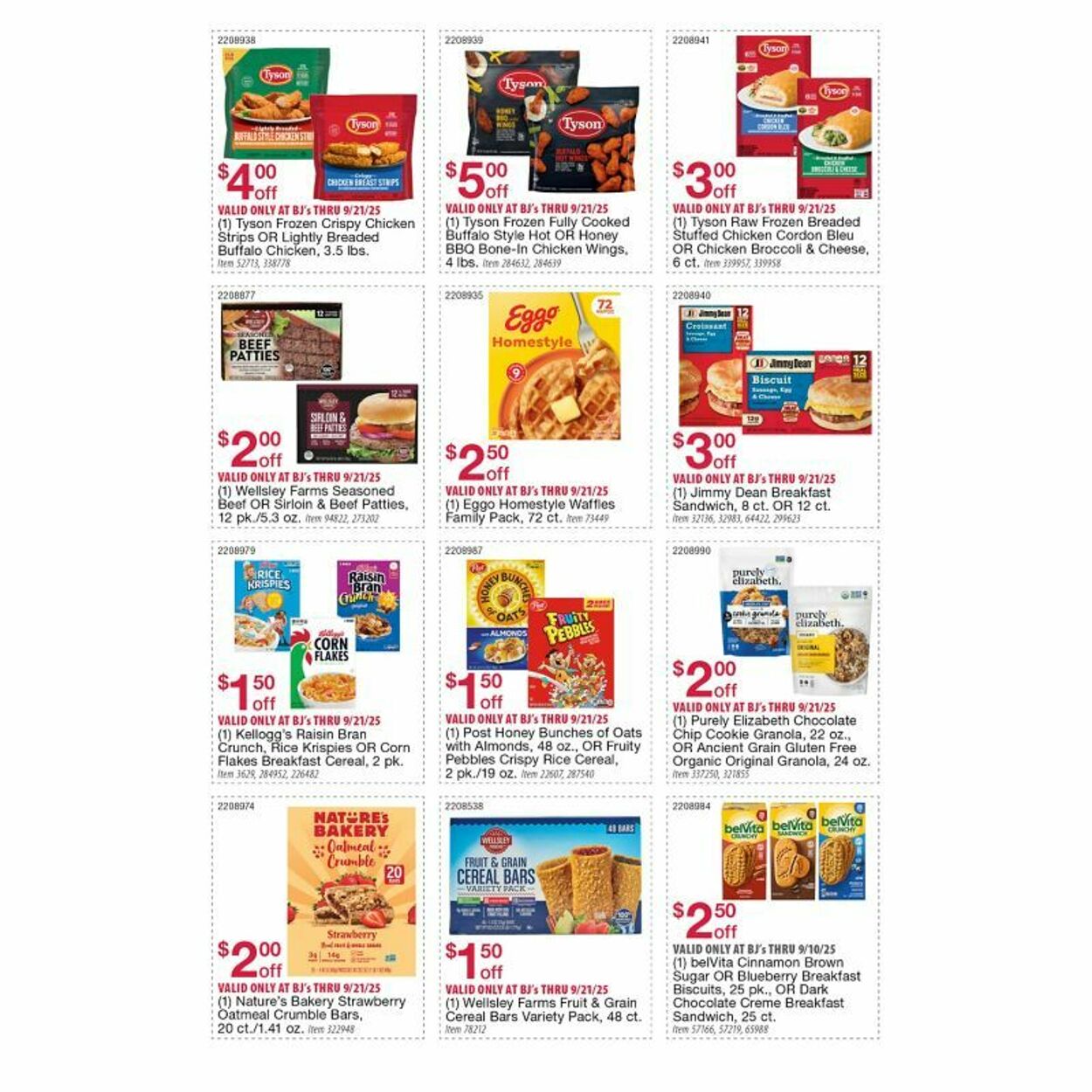 Weekly ad BJ's 08/25/2025 - 09/01/2025