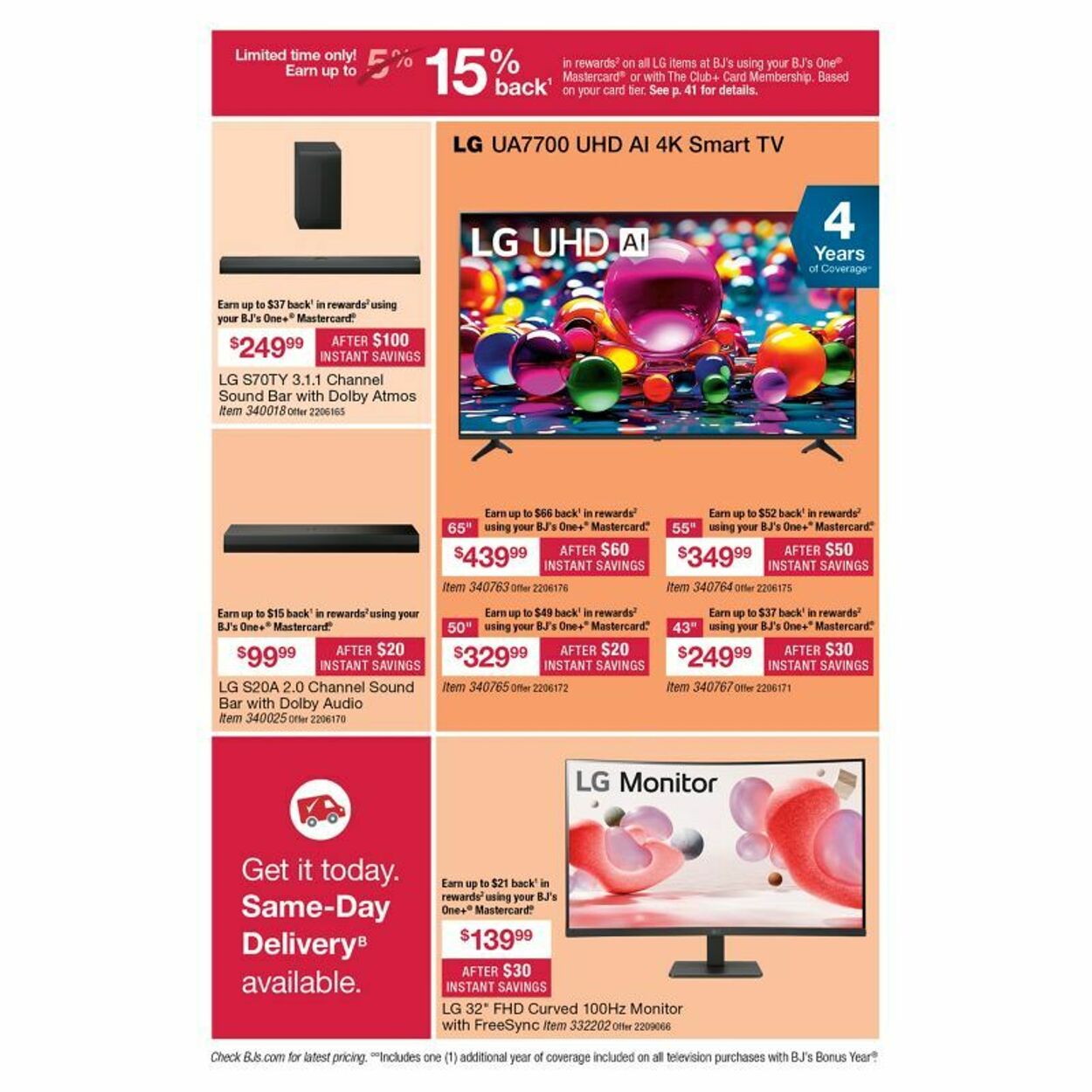 Weekly ad BJ's 08/25/2025 - 09/01/2025
