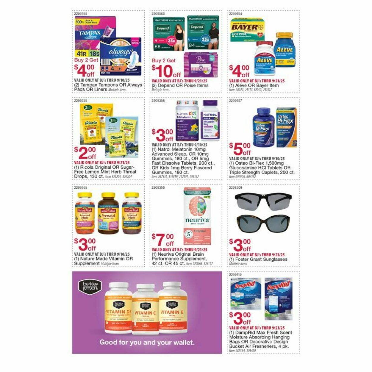 Weekly ad BJ's 08/25/2025 - 09/01/2025