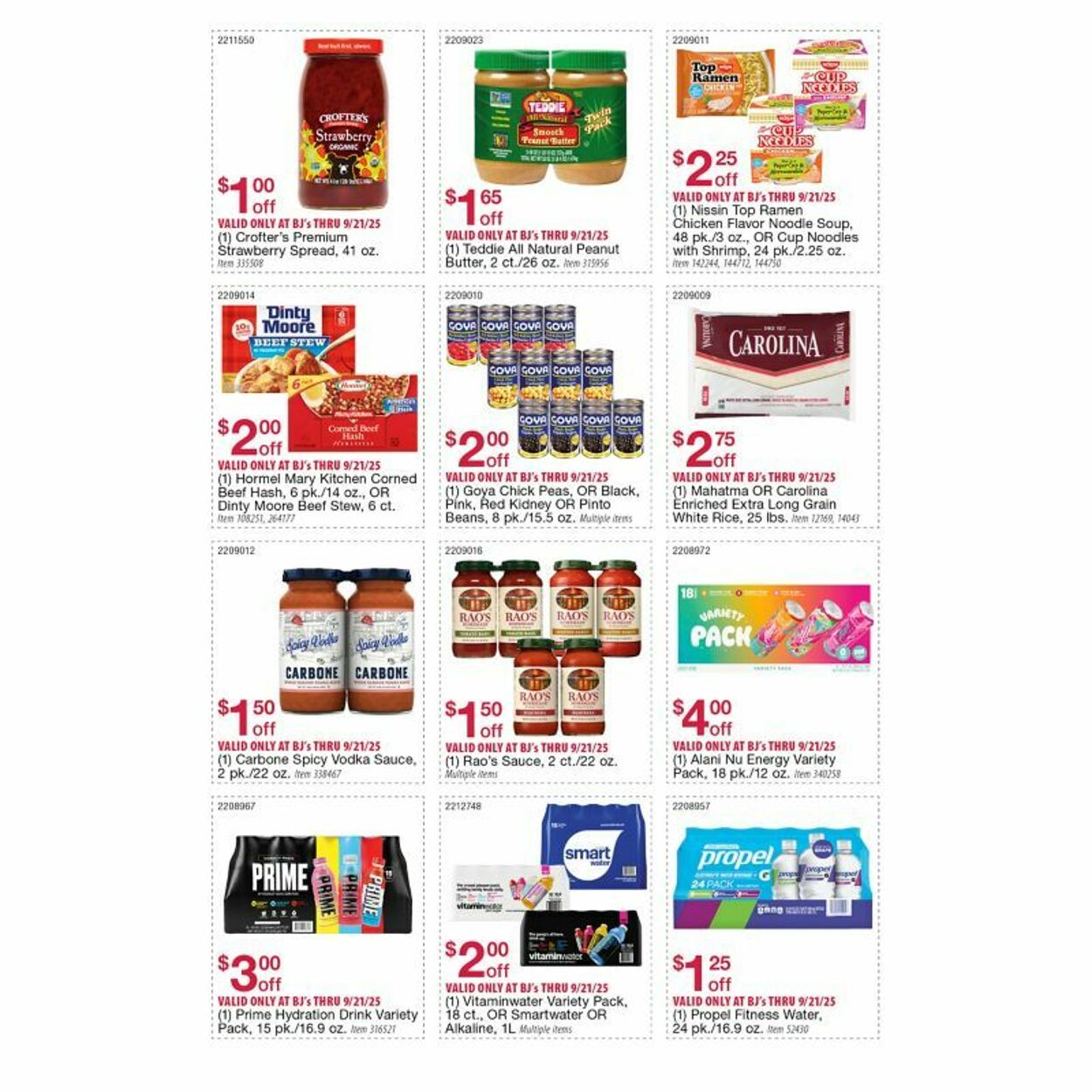 Weekly ad BJ's 08/25/2025 - 09/01/2025