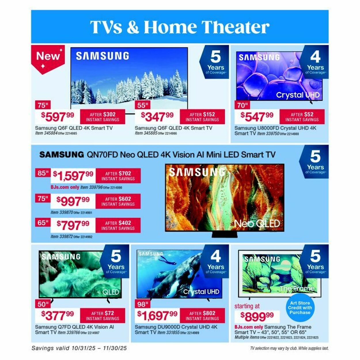 Weekly ad BJ's 11/13/2025 - 11/27/2025