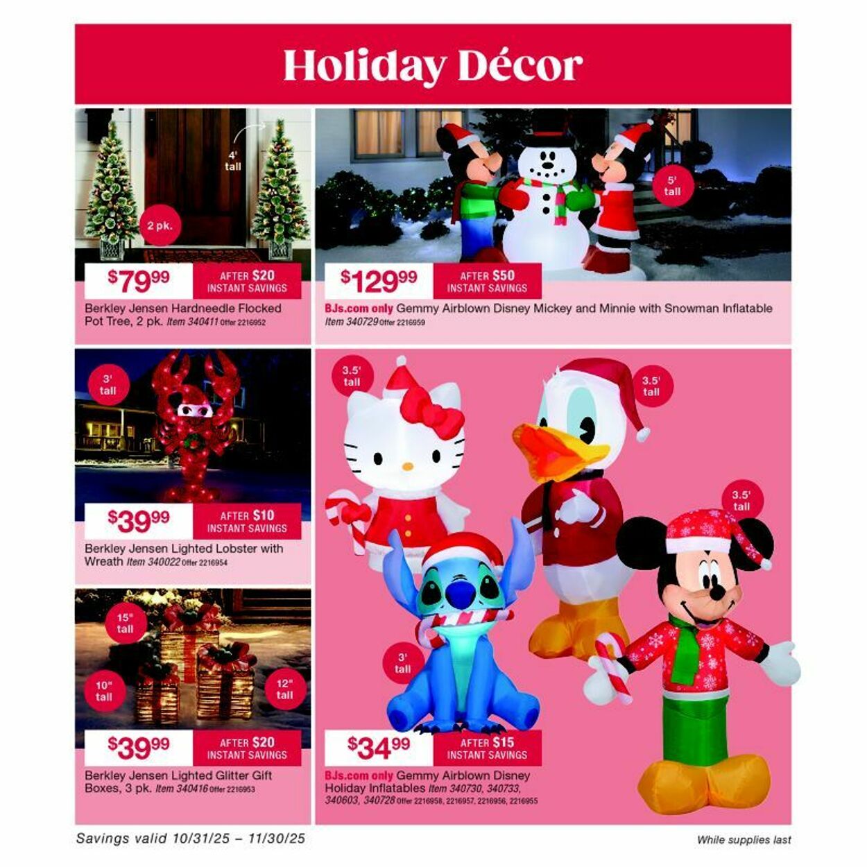 Weekly ad BJ's 11/13/2025 - 11/27/2025