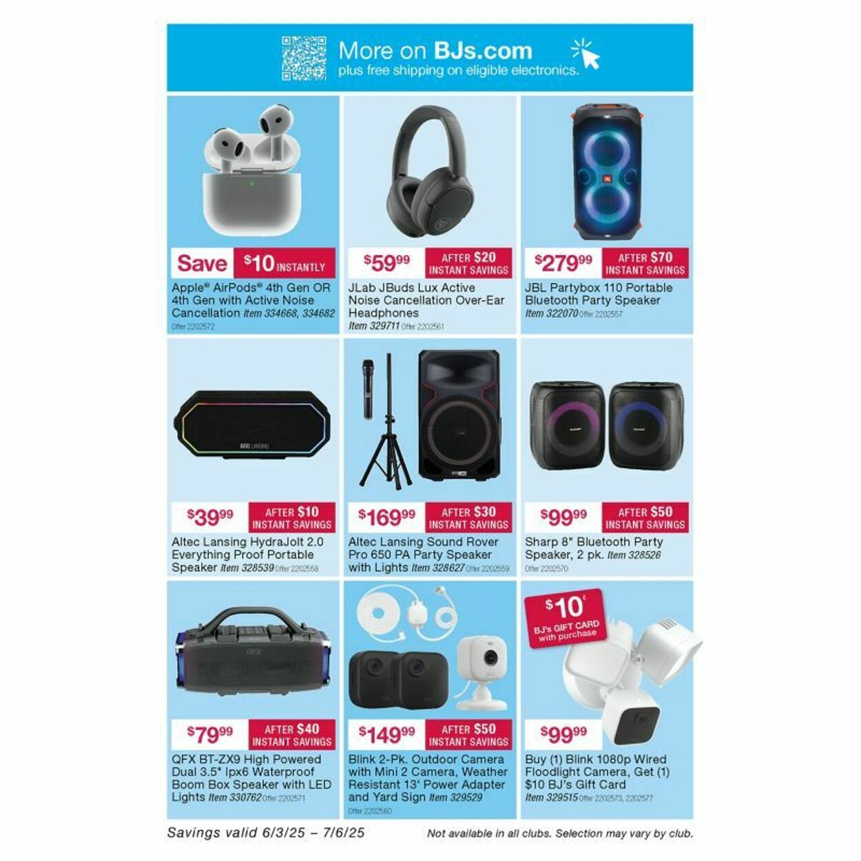 Weekly ad BJ's 06/11/2025 - 06/25/2025