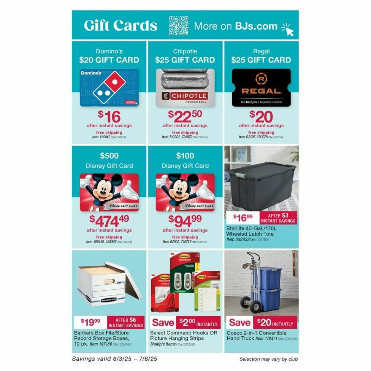 Weekly ad BJ's 06/11/2025 - 06/25/2025