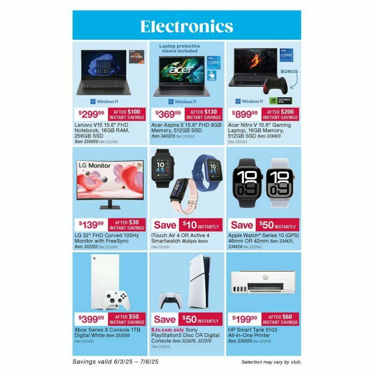 Weekly ad BJ's 06/11/2025 - 06/25/2025