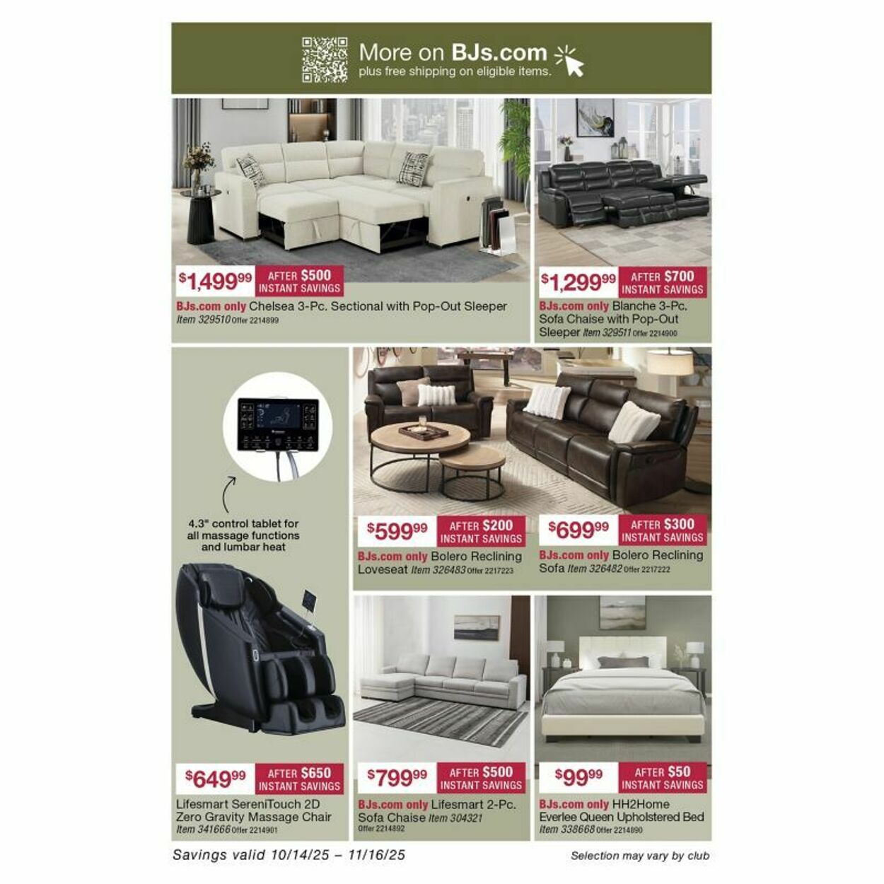 Weekly ad BJ's 10/16/2025 - 10/30/2025