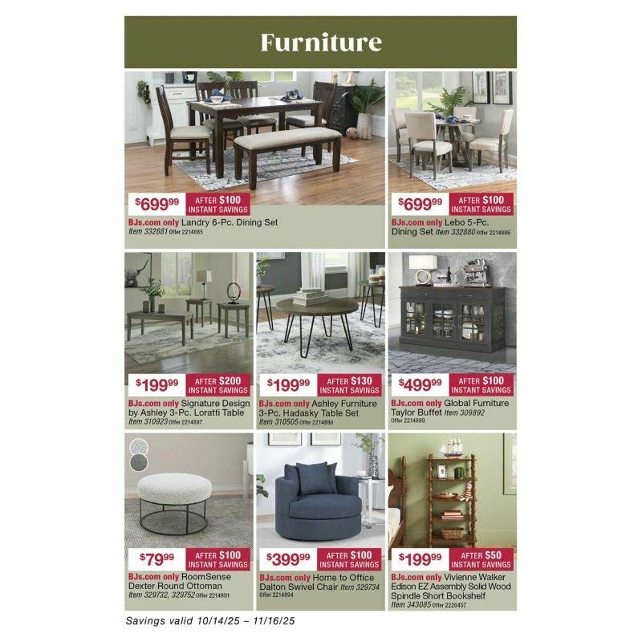 Weekly ad BJ's 10/16/2025 - 10/30/2025