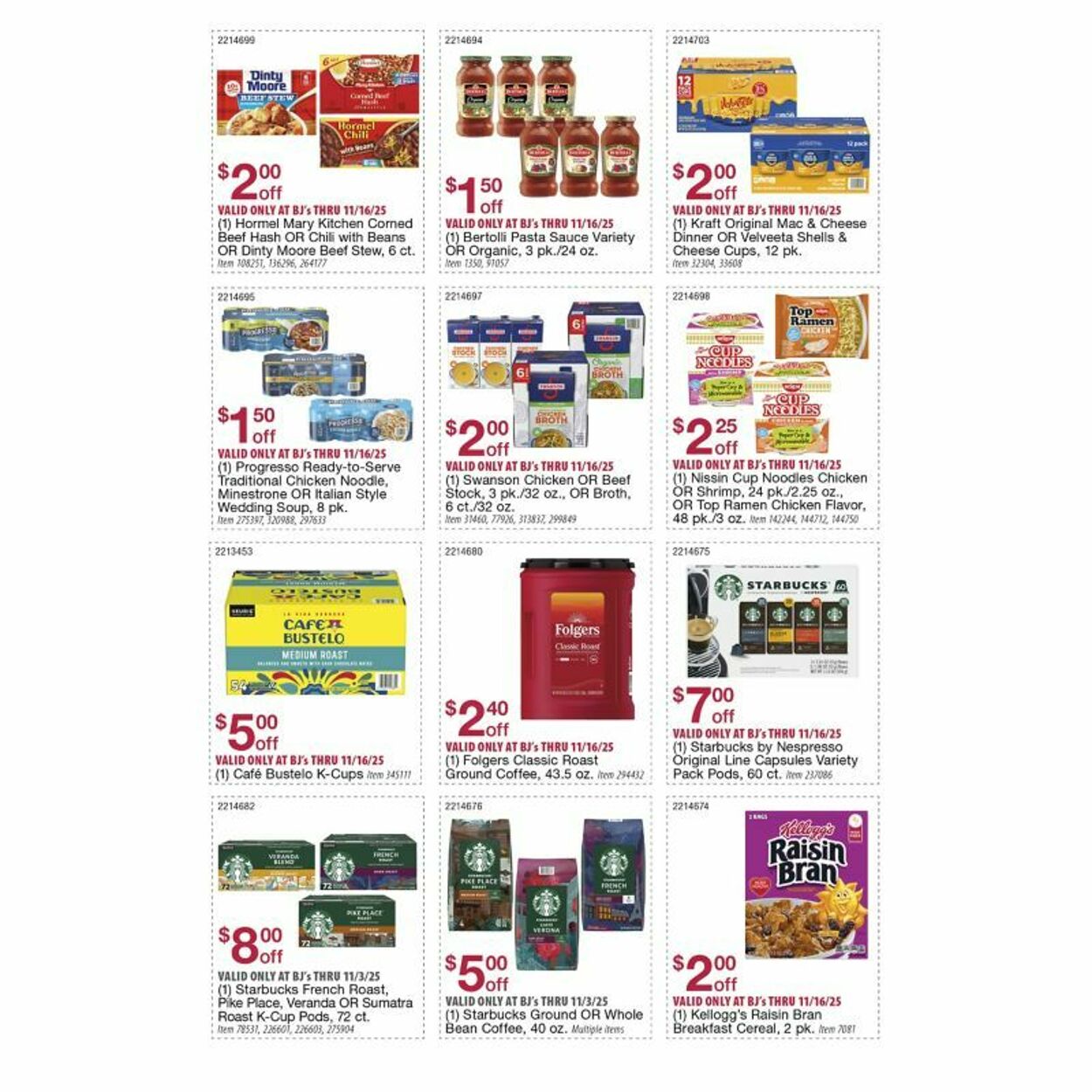 Weekly ad BJ's 10/16/2025 - 10/30/2025