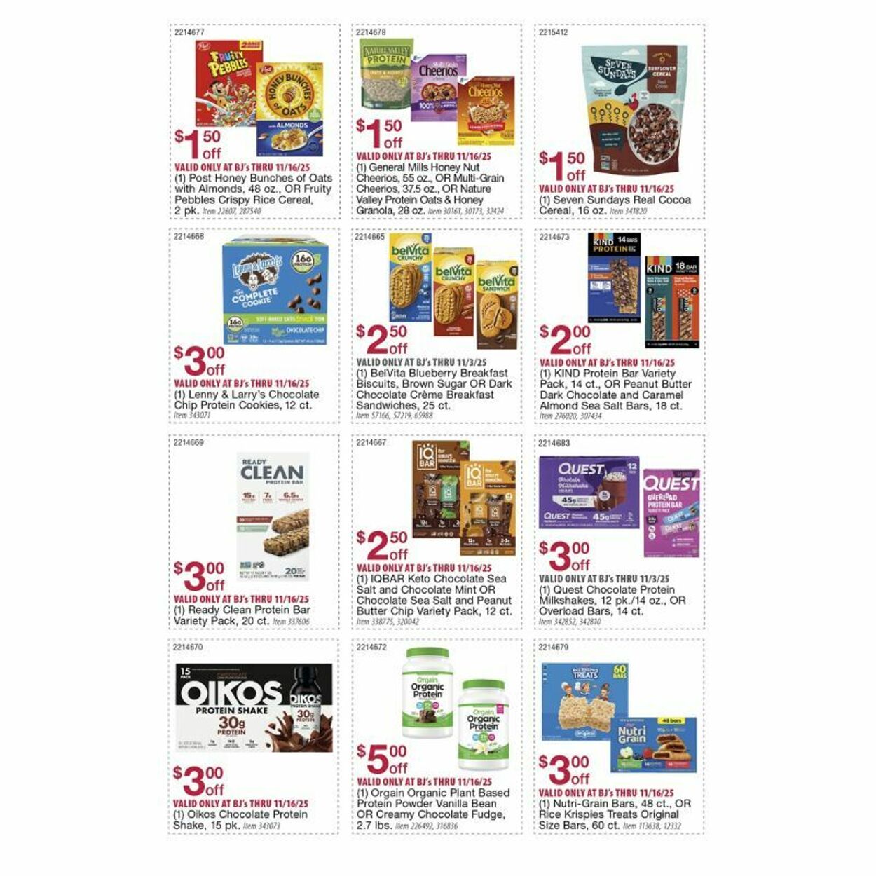 Weekly ad BJ's 10/16/2025 - 10/30/2025