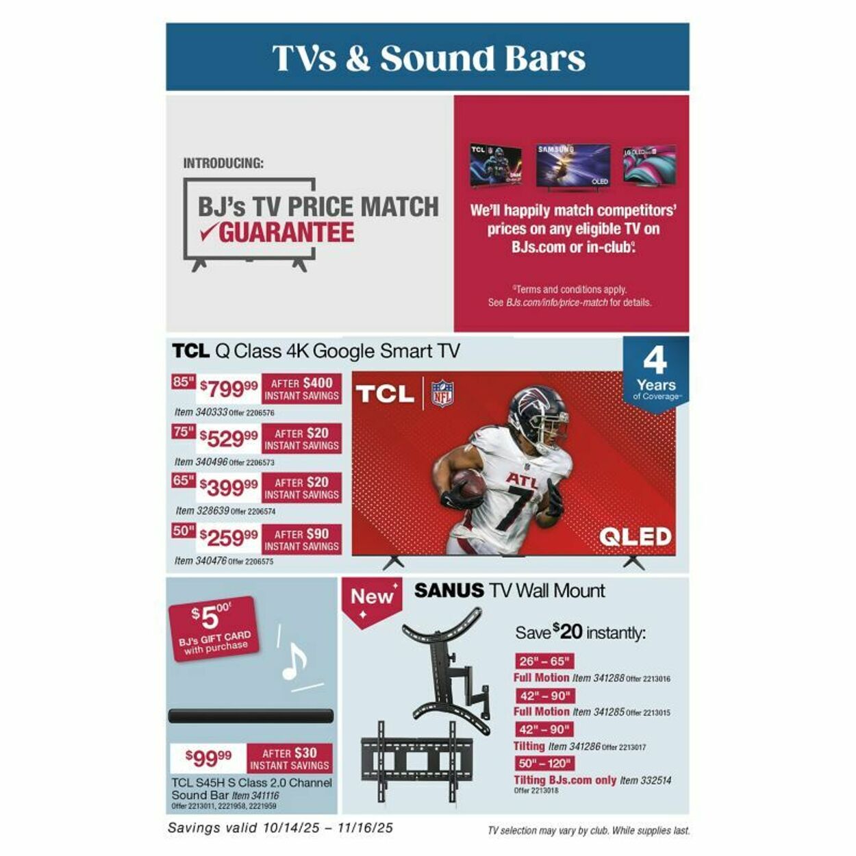Weekly ad BJ's 10/16/2025 - 10/30/2025