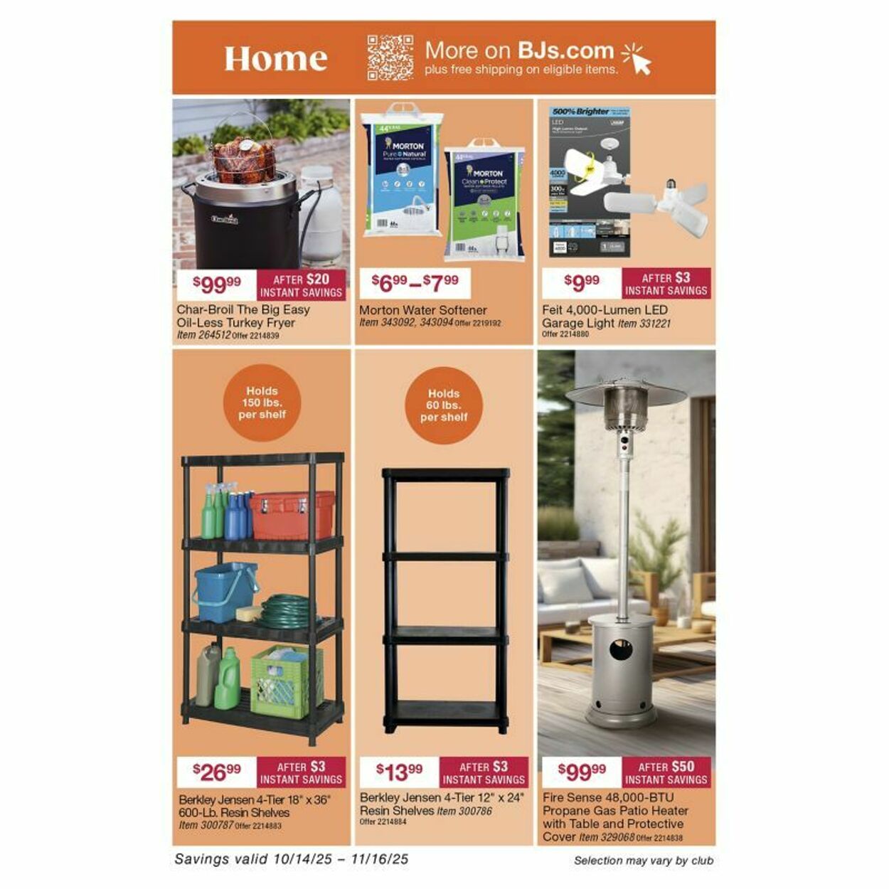 Weekly ad BJ's 10/16/2025 - 10/30/2025