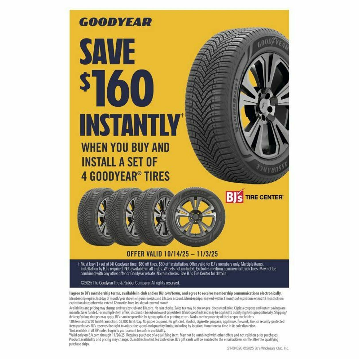 Weekly ad BJ's 10/16/2025 - 10/30/2025