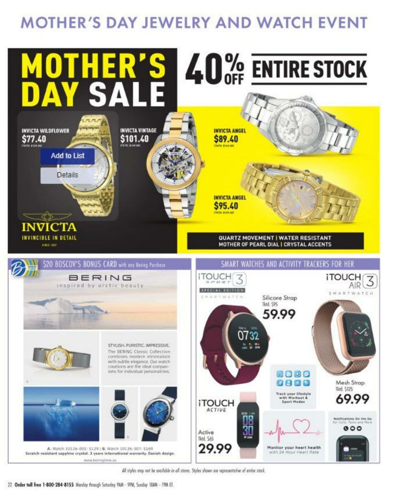 Weekly ad Boscov's 04/21/2022 - 05/11/2022