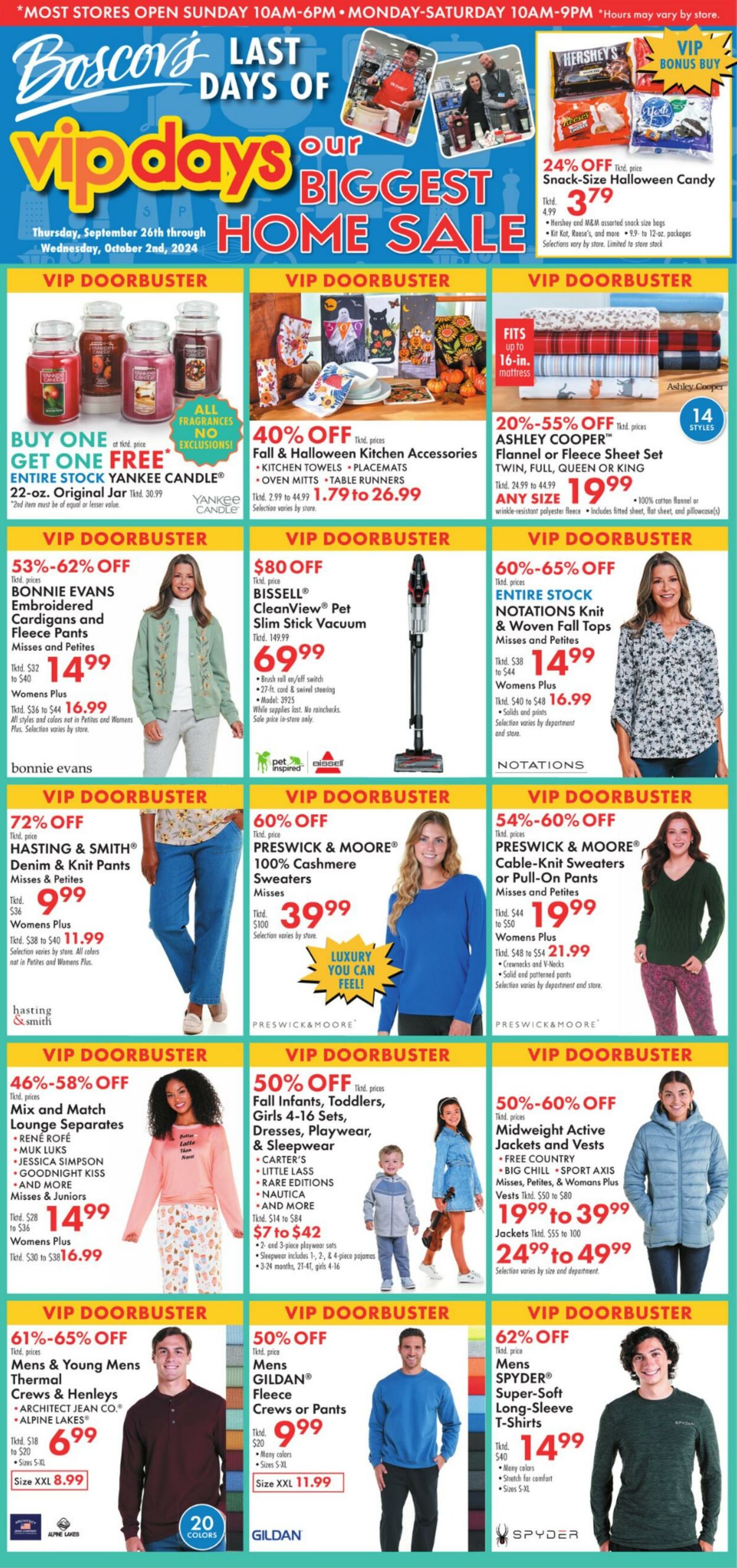 Weekly ad Boscov's 09/26/2024 - 10/02/2024