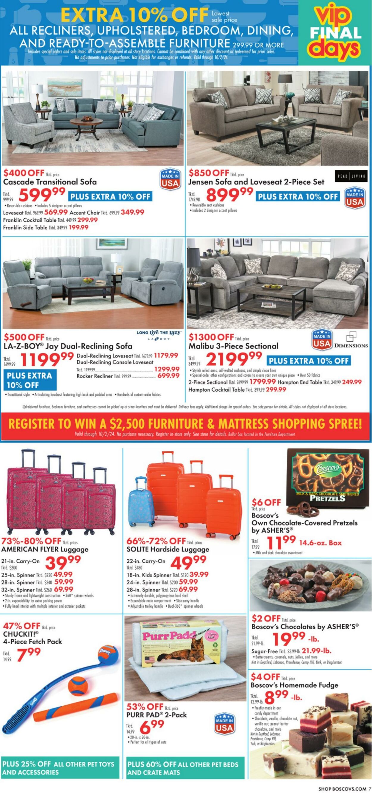 Weekly ad Boscov's 09/26/2024 - 10/02/2024