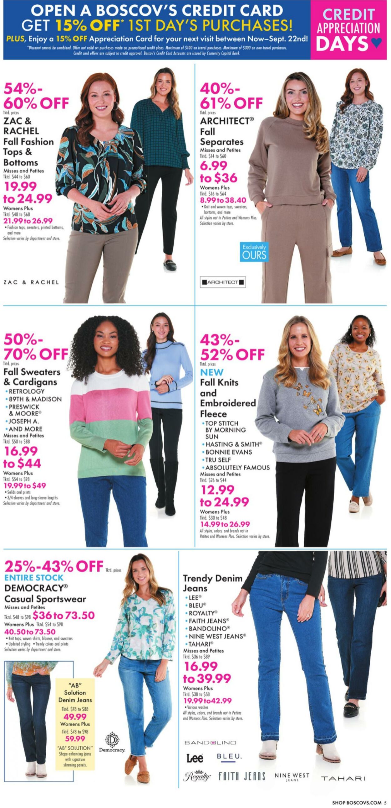 Weekly ad Boscov's 09/12/2024 - 09/18/2024