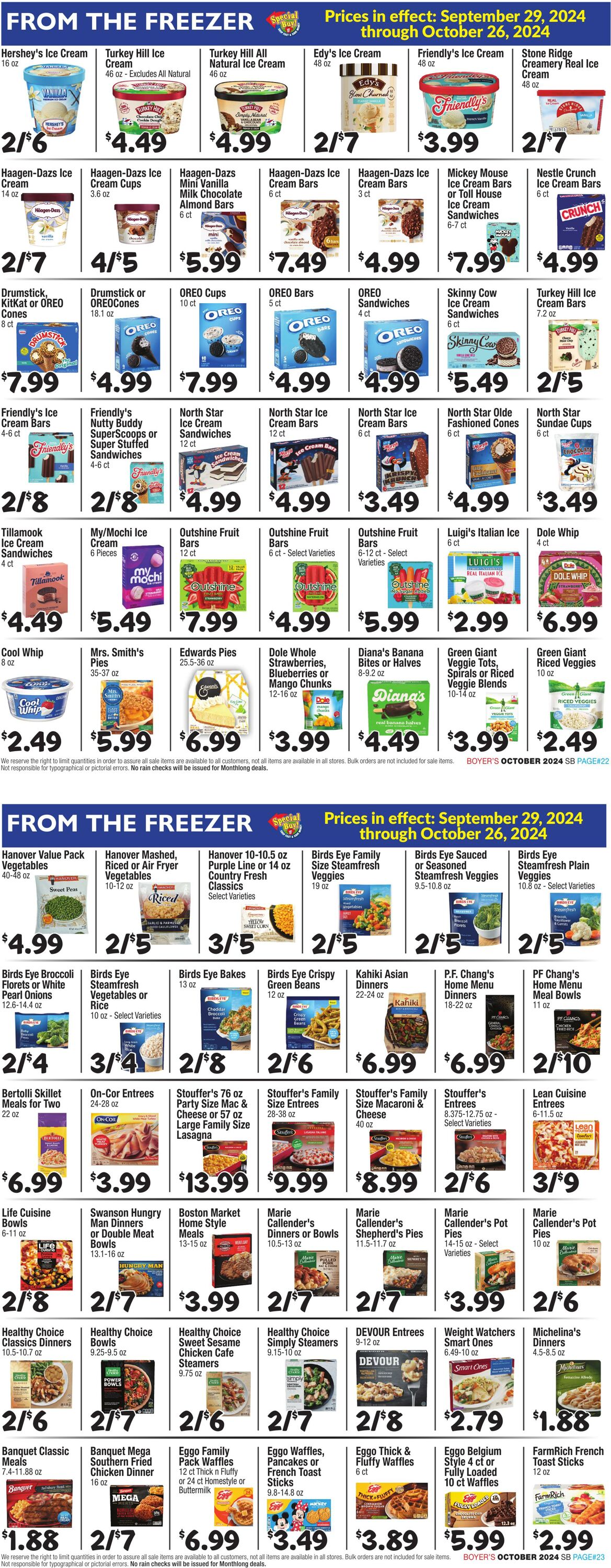 Weekly ad Boyer's 09/29/2024 - 10/26/2024