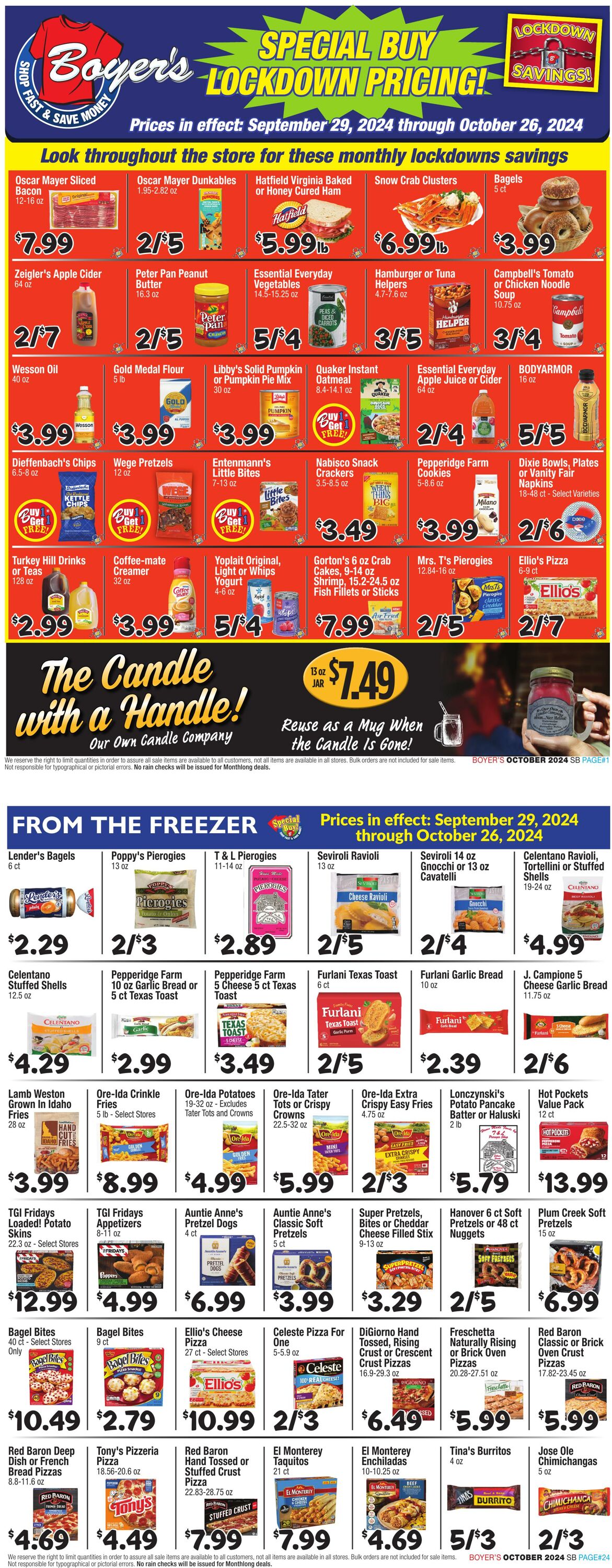 Weekly ad Boyer's 09/29/2024 - 10/26/2024