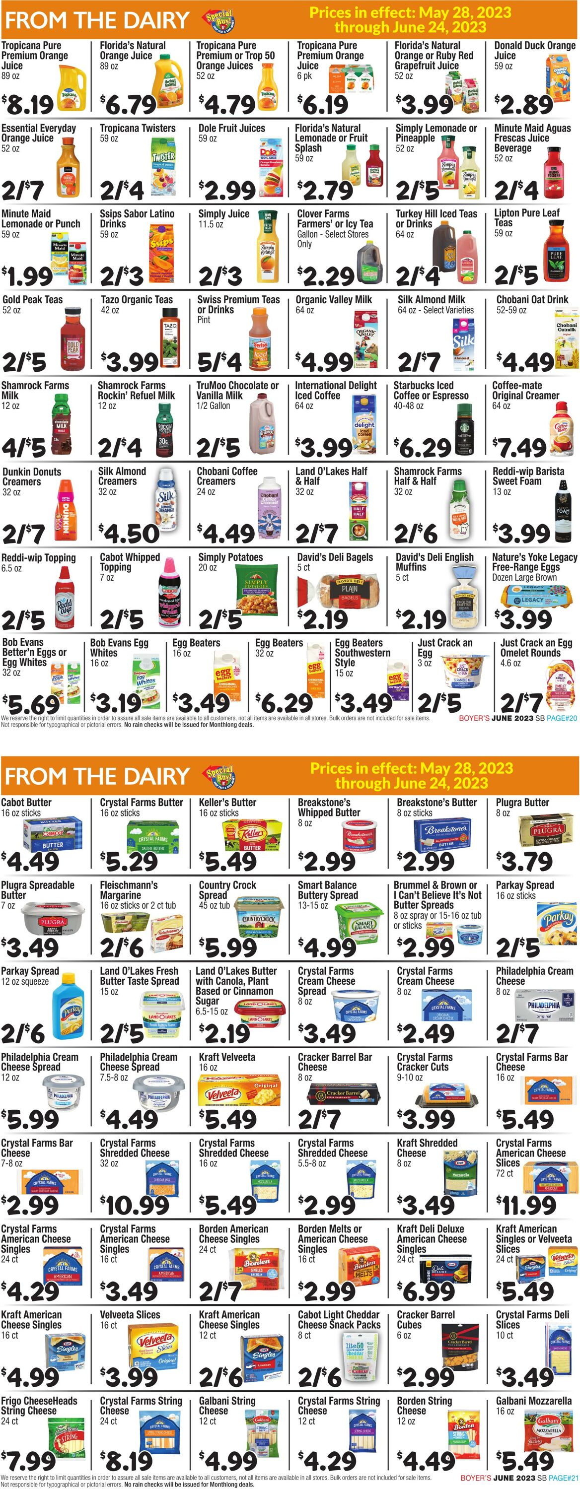 Weekly ad Boyer's 05/28/2023 - 06/24/2023