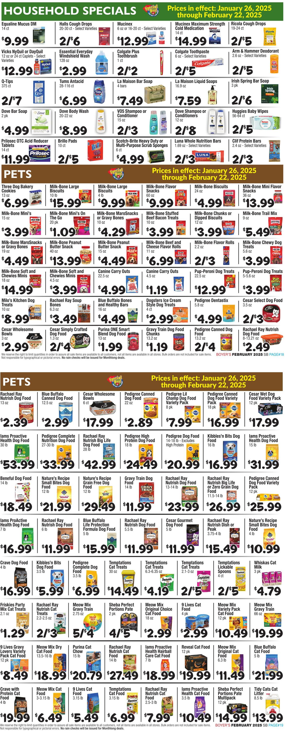 Weekly ad Boyer's 01/26/2025 - 02/22/2025