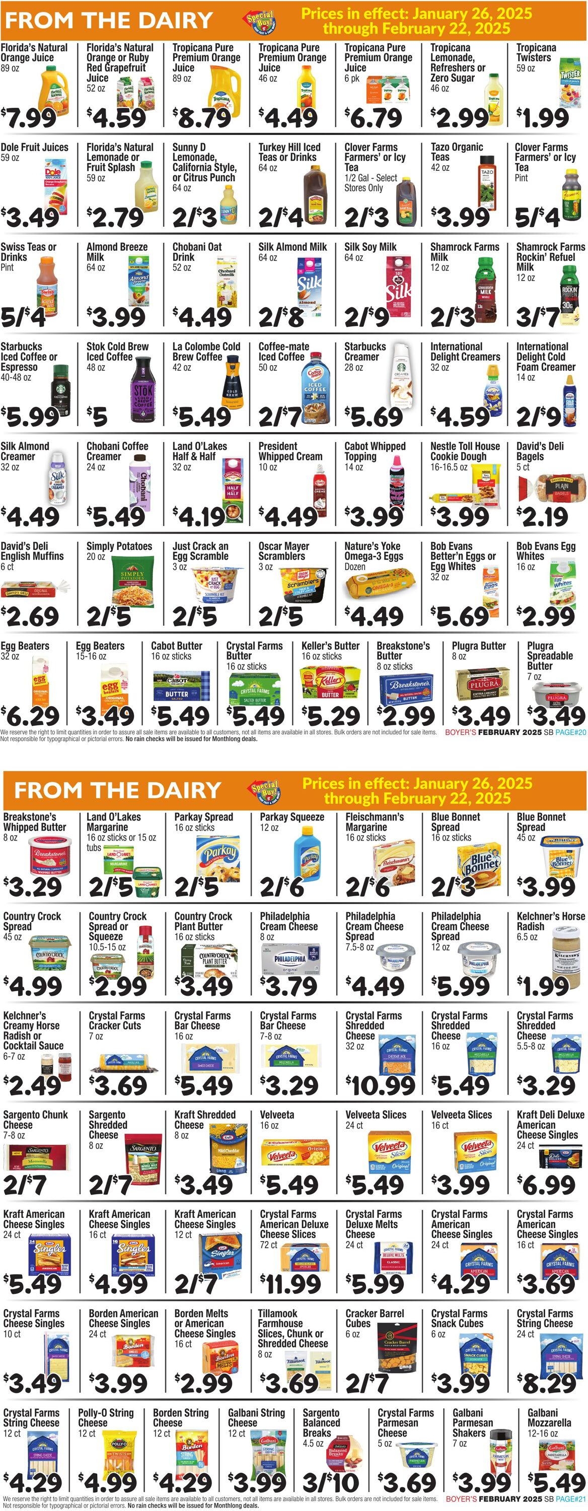 Weekly ad Boyer's 01/26/2025 - 02/22/2025