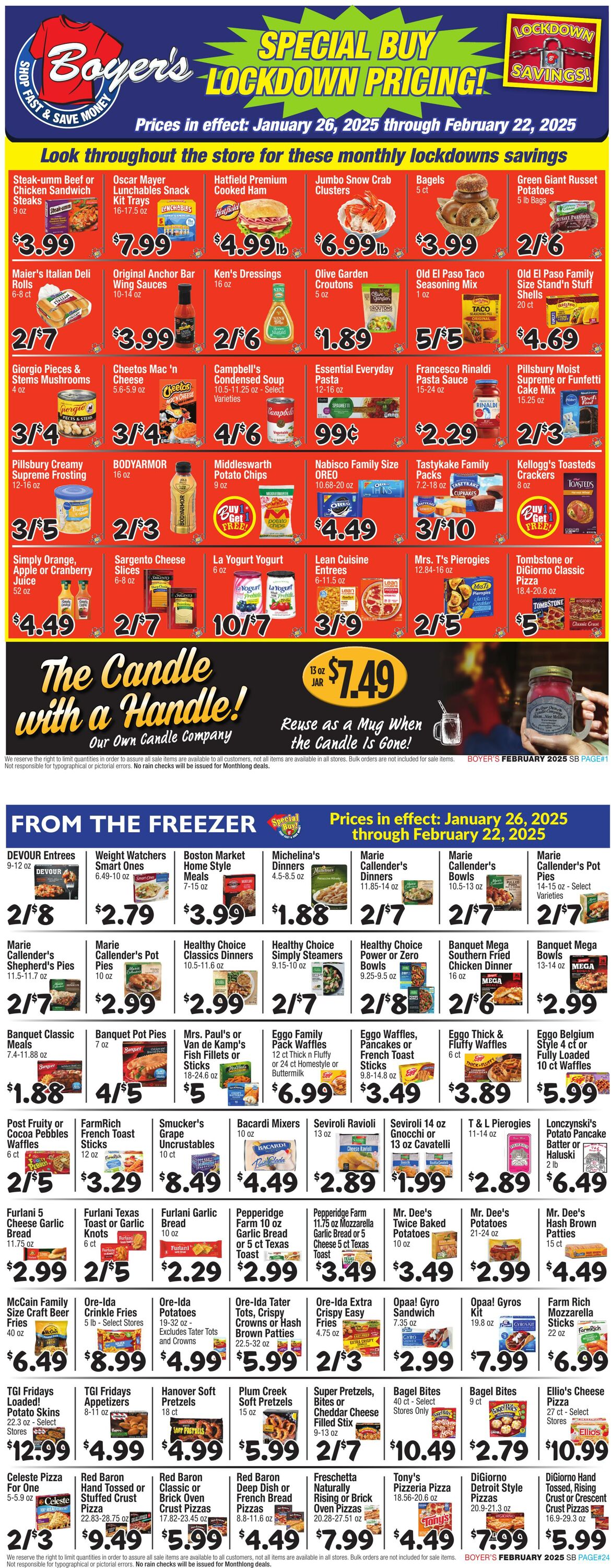 Weekly ad Boyer's 01/26/2025 - 02/22/2025