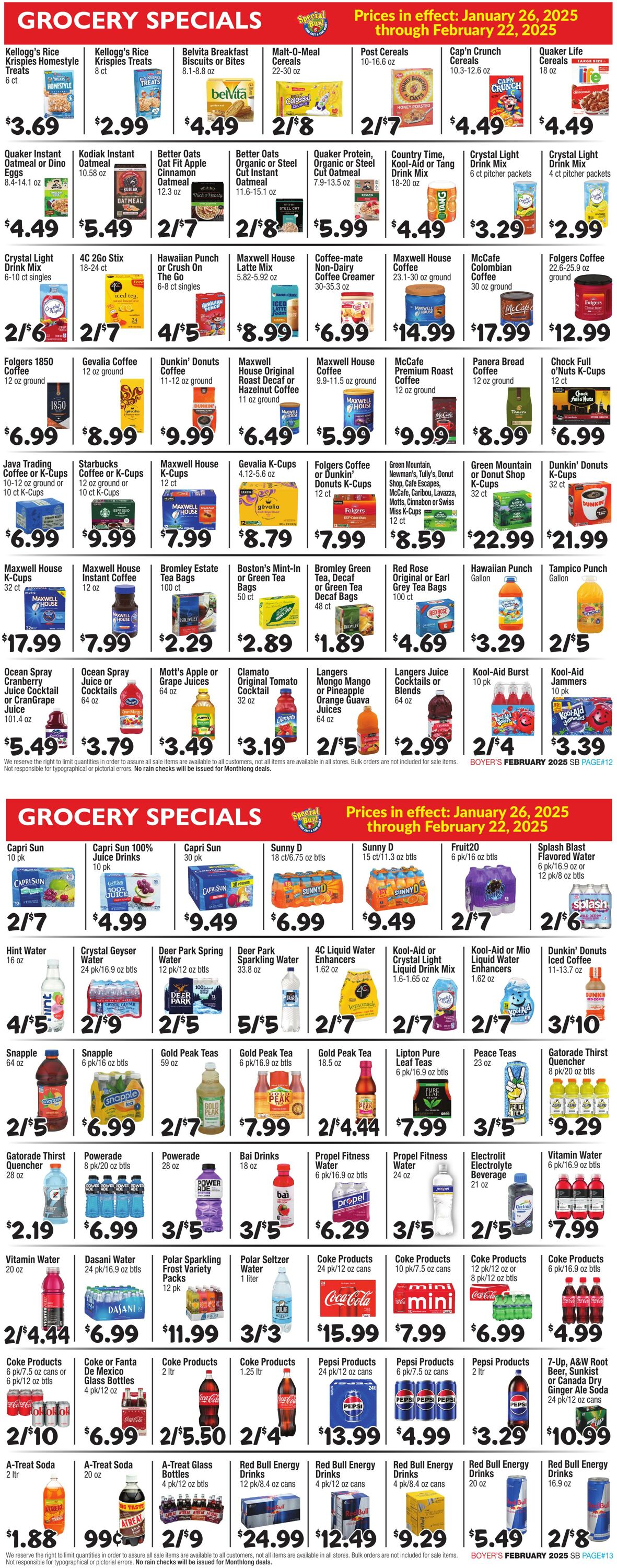 Weekly ad Boyer's 01/26/2025 - 02/22/2025