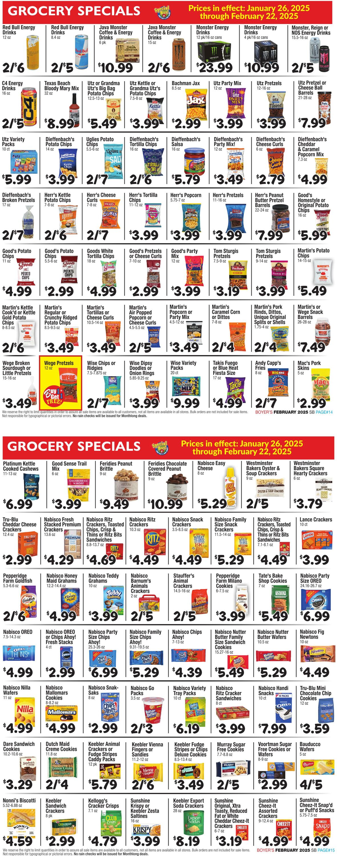 Weekly ad Boyer's 01/26/2025 - 02/22/2025