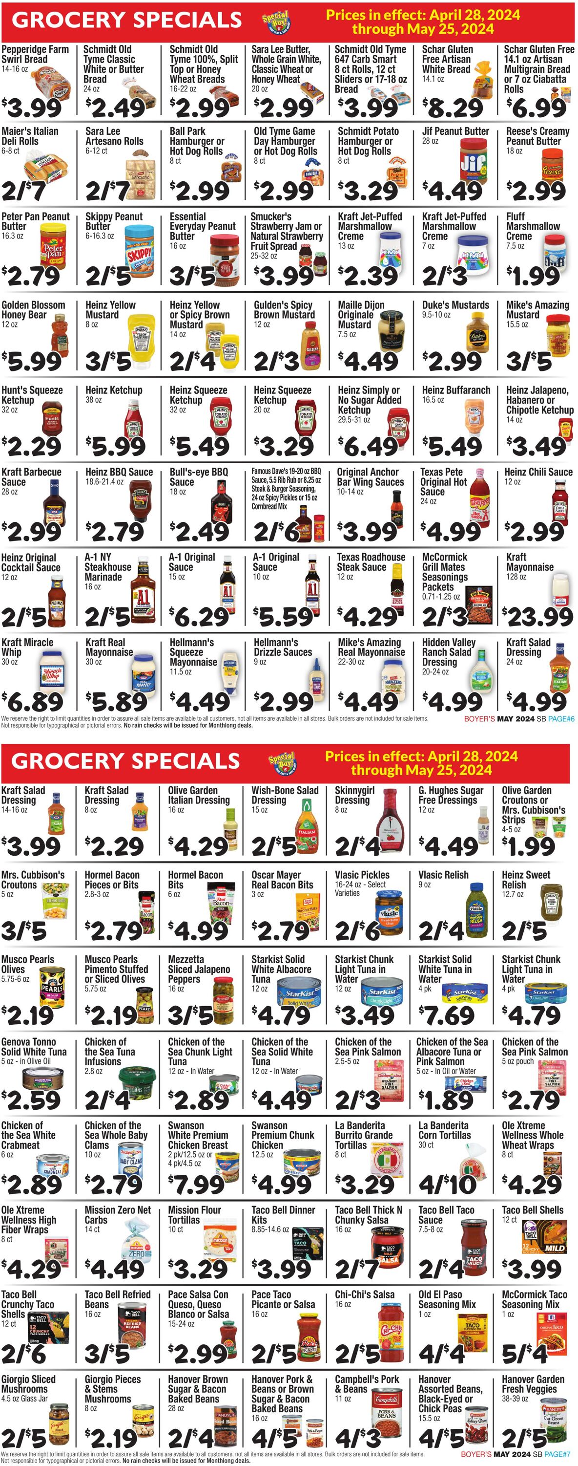 Weekly ad Boyer's 04/28/2024 - 05/25/2024