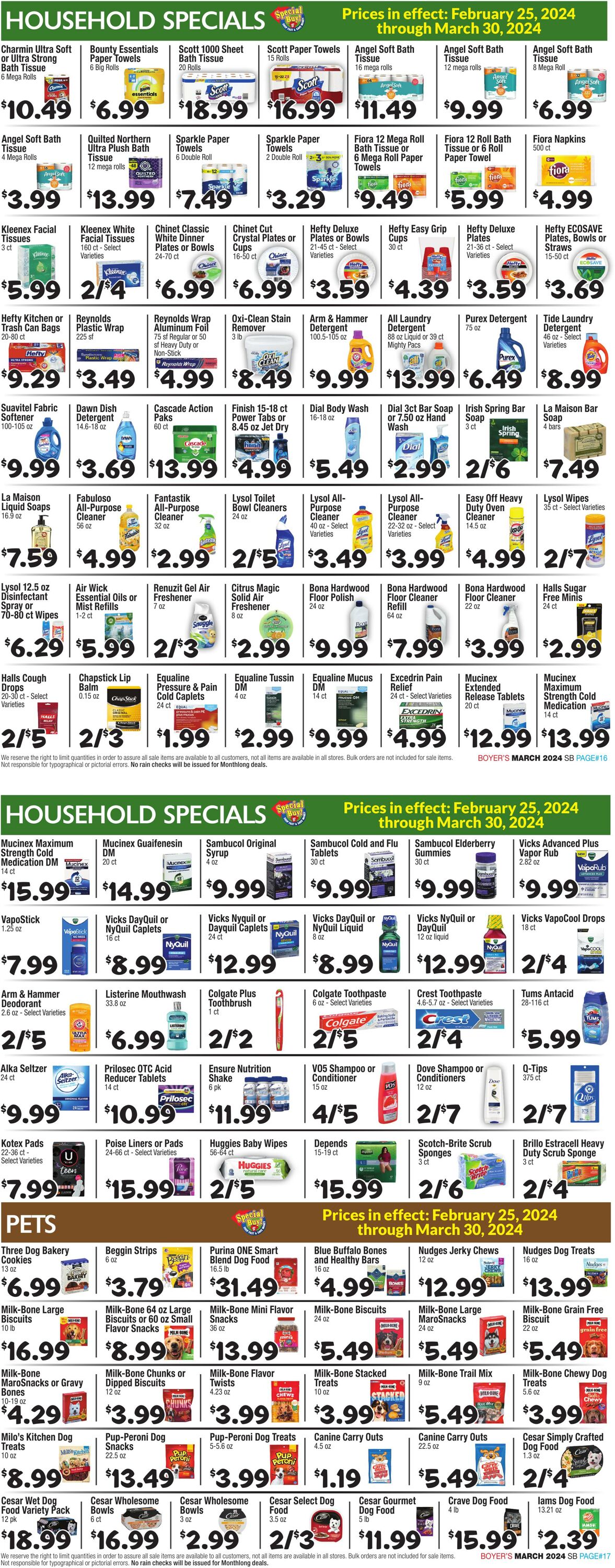 Weekly ad Boyer's 02/25/2024 - 03/30/2024