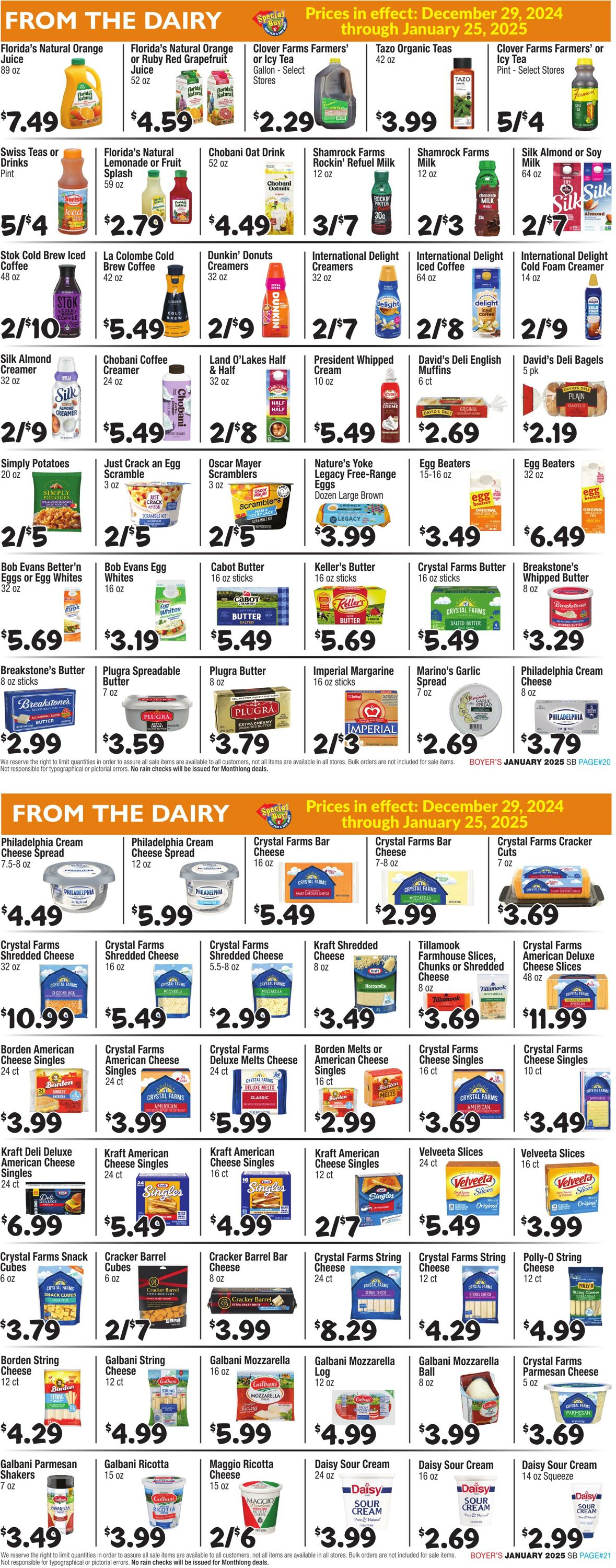 Weekly ad Boyer's 12/29/2025 - 01/25/2026