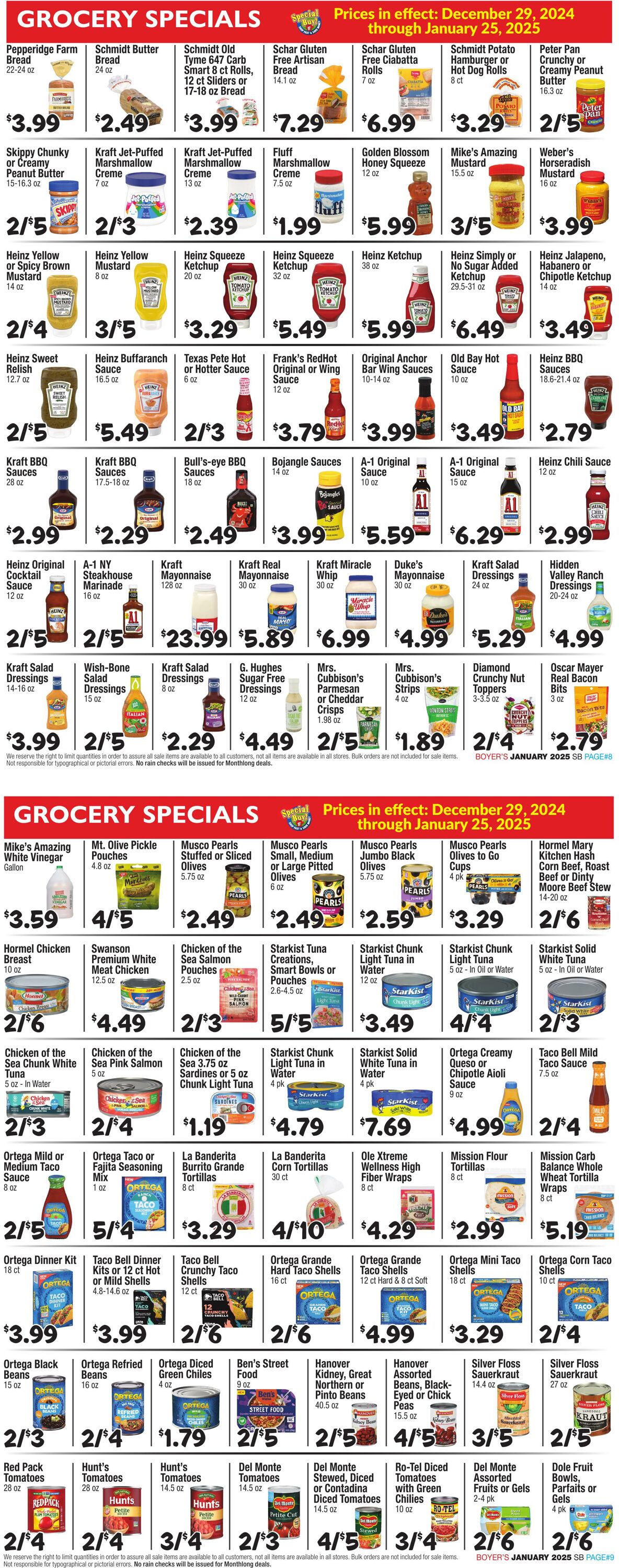 Weekly ad Boyer's 12/29/2025 - 01/25/2026