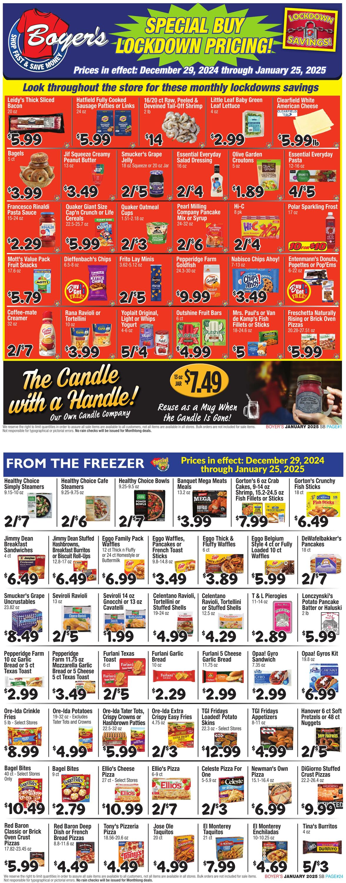 Weekly ad Boyer's 12/29/2025 - 01/25/2026