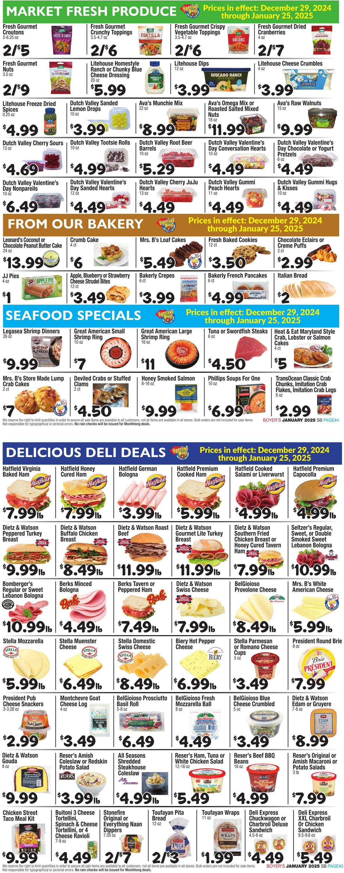 Weekly ad Boyer's 12/29/2025 - 01/25/2026