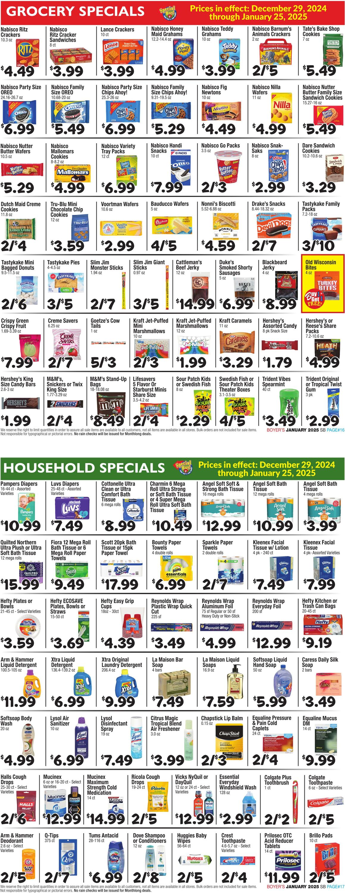 Weekly ad Boyer's 12/29/2025 - 01/25/2026