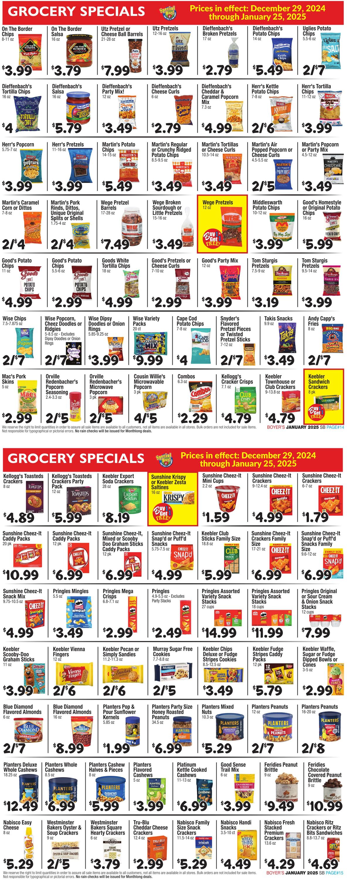 Weekly ad Boyer's 12/29/2025 - 01/25/2026