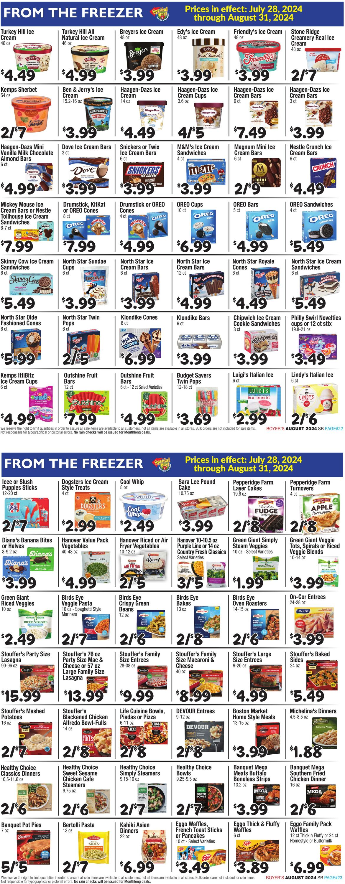 Weekly ad Boyer's 07/28/2024 - 08/31/2024