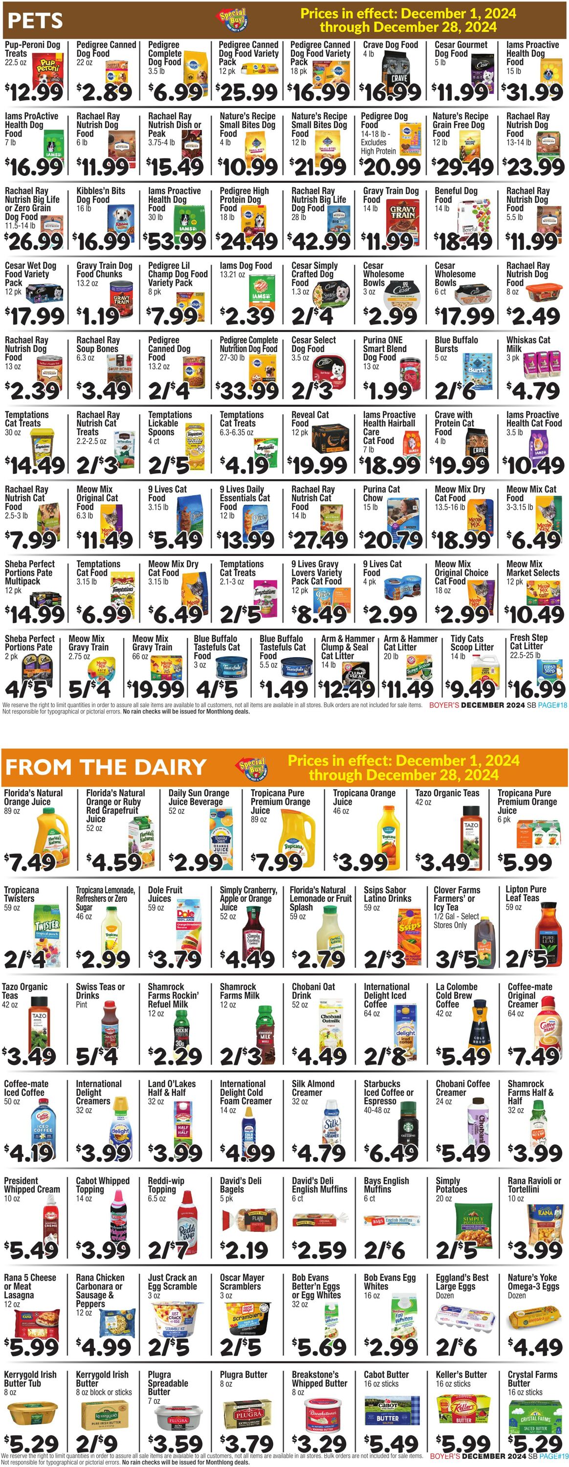 Weekly ad Boyer's 12/01/2024 - 12/28/2024