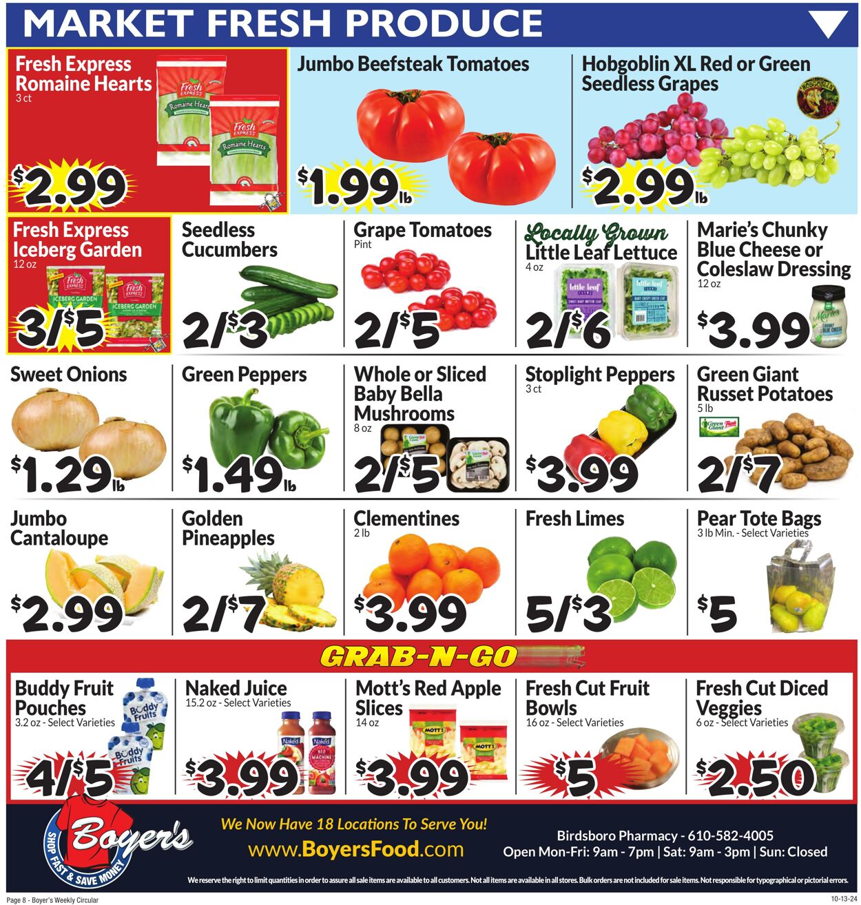 Weekly ad Boyer's 10/13/2024 - 10/19/2024