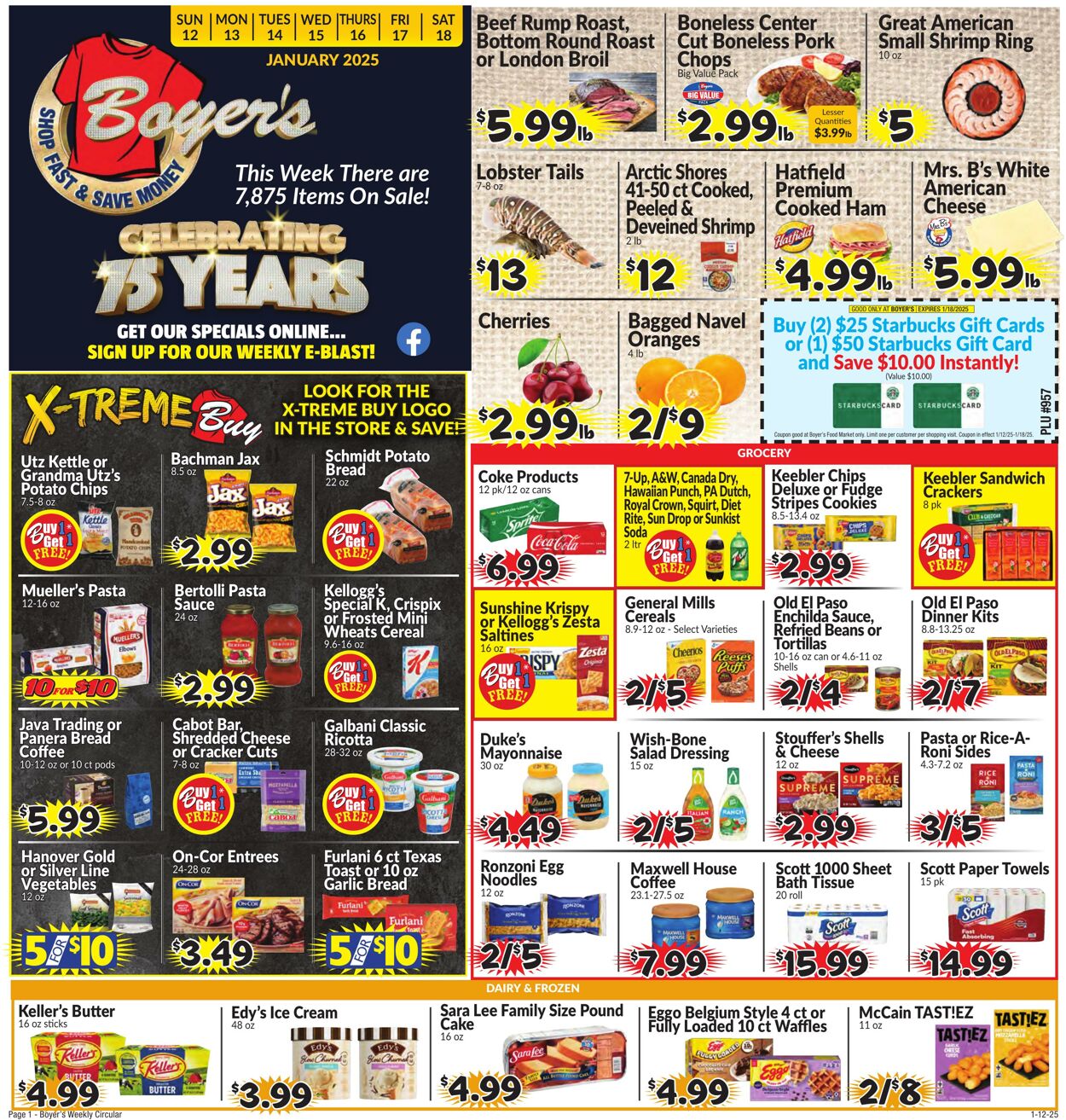 Weekly ad Boyer's 01/12/2025 - 01/18/2025