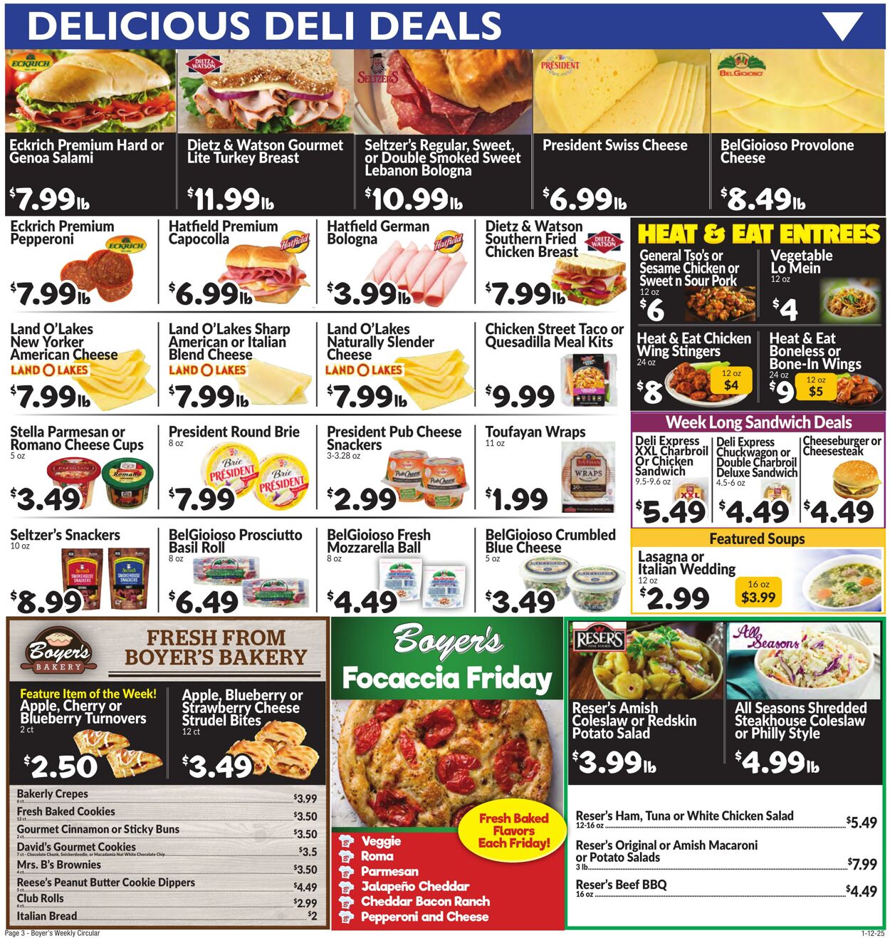 Weekly ad Boyer's 01/12/2025 - 01/18/2025