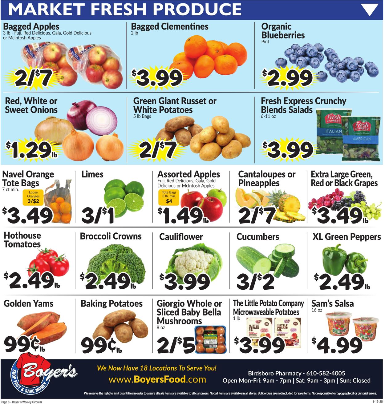 Weekly ad Boyer's 01/12/2025 - 01/18/2025