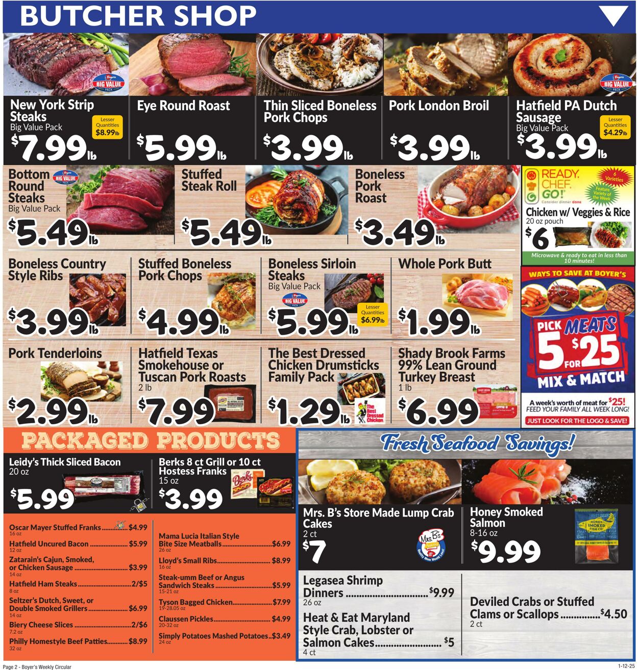 Weekly ad Boyer's 01/12/2025 - 01/18/2025