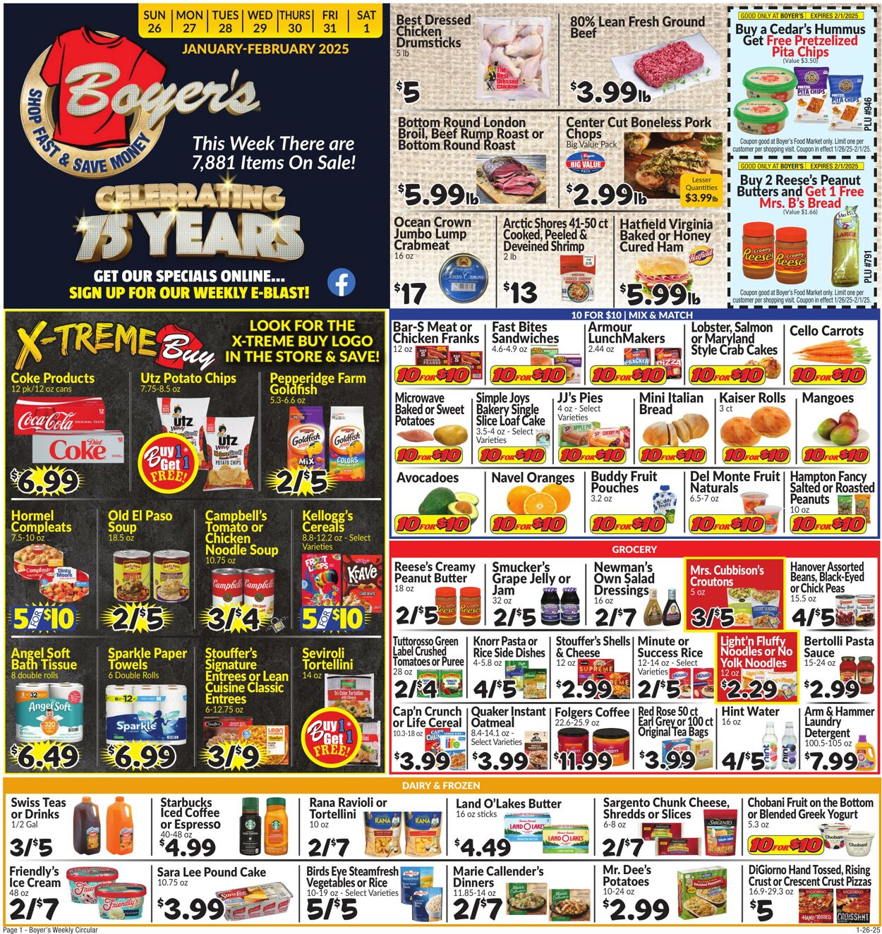 Weekly ad Boyer's 01/26/2025 - 02/01/2025