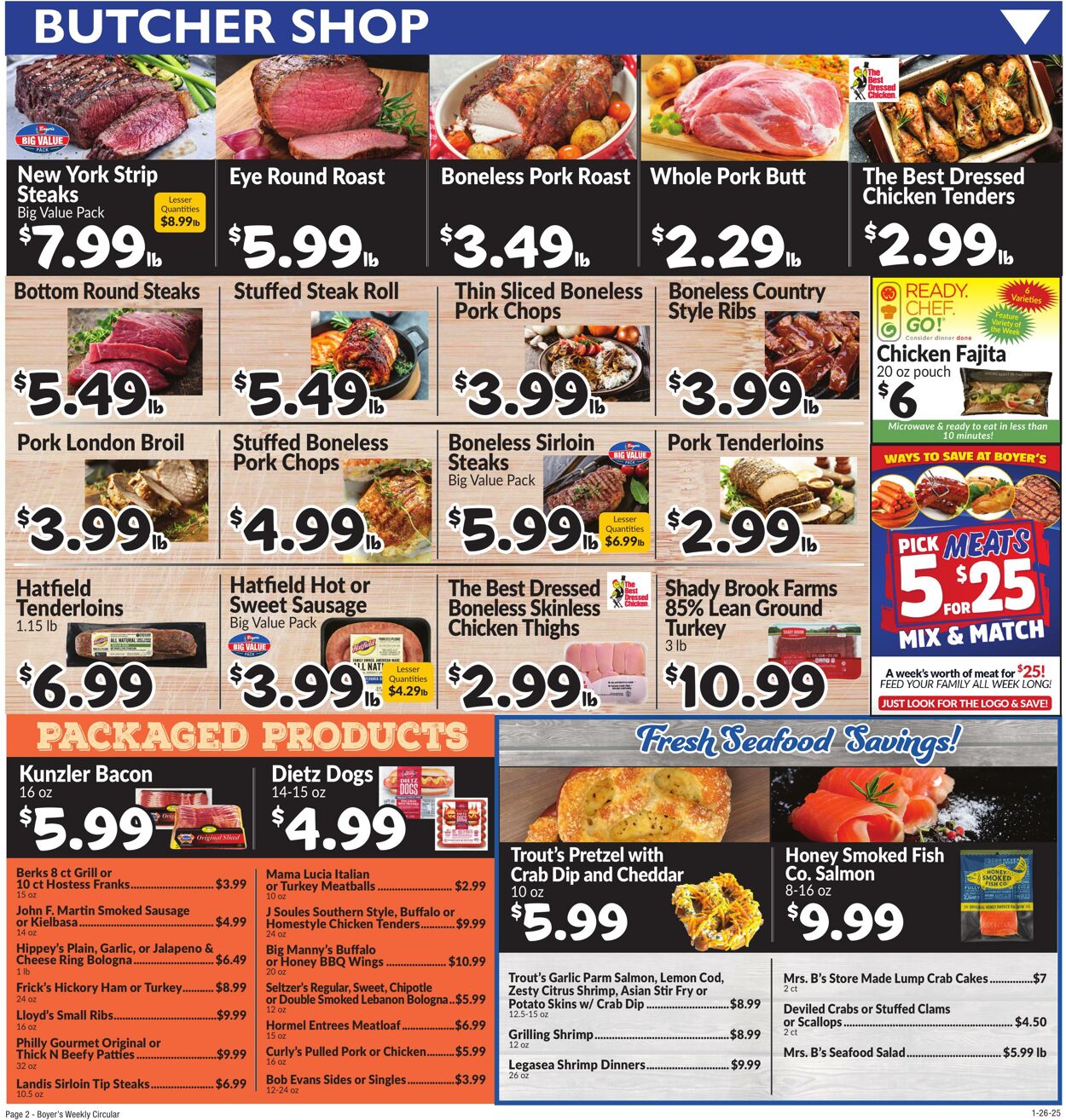 Weekly ad Boyer's 01/26/2025 - 02/01/2025