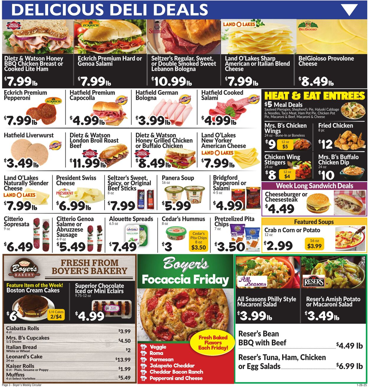 Weekly ad Boyer's 01/26/2025 - 02/01/2025