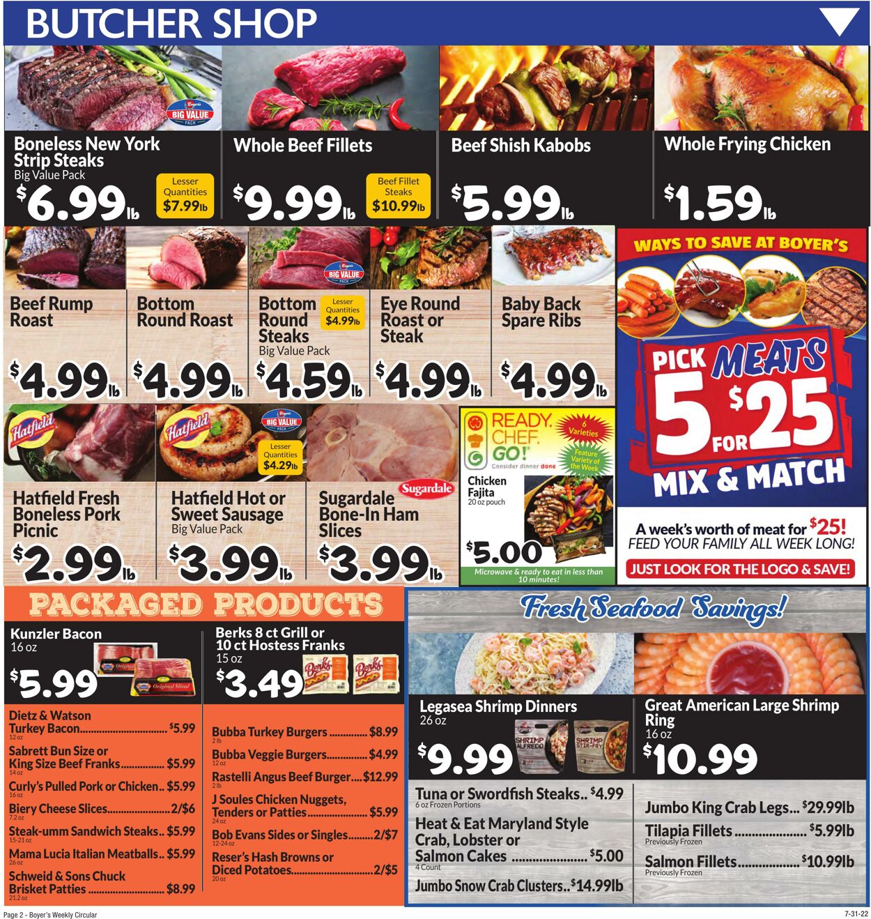 Weekly ad Boyer's 07/31/2022 - 08/06/2022