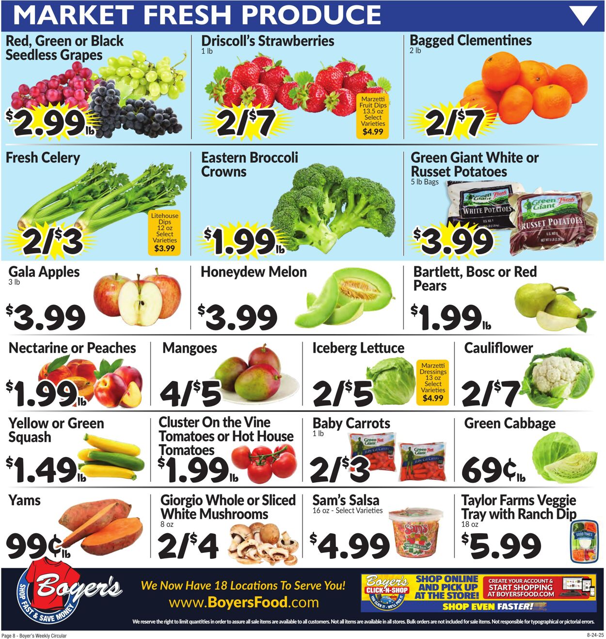 Weekly ad Boyer's 08/24/2025 - 08/30/2025