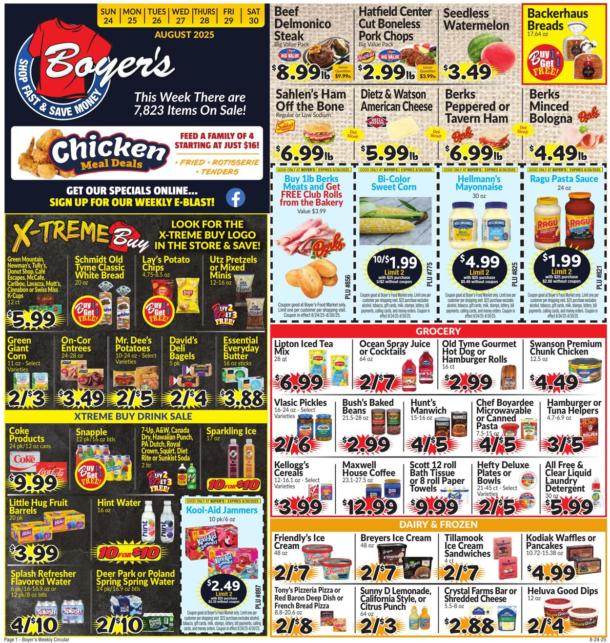 Weekly ad Boyer's 08/24/2025 - 08/30/2025