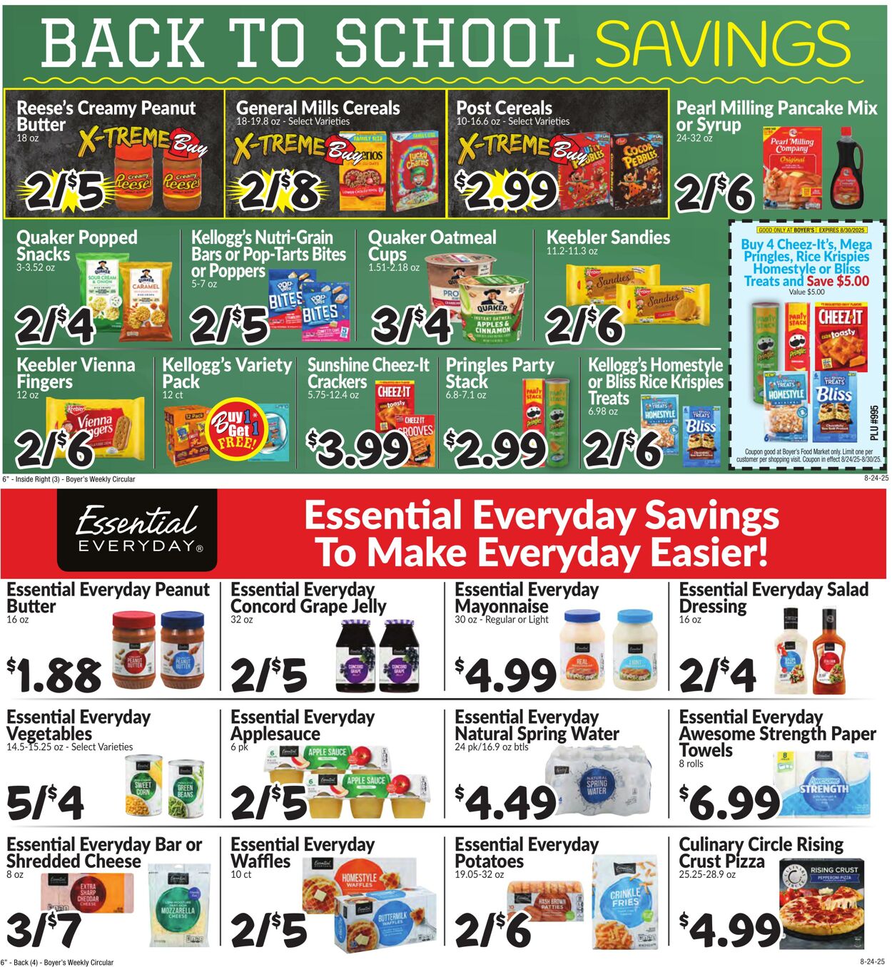 Weekly ad Boyer's 08/24/2025 - 08/30/2025
